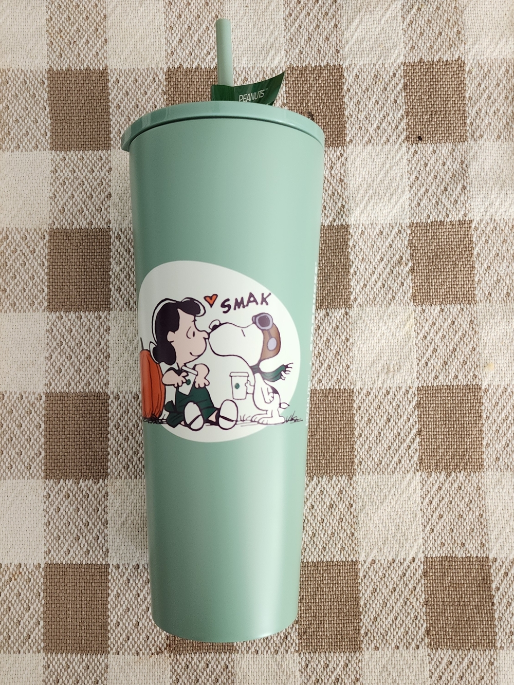 Peanuts x Starbucks Green Stainless Steel Tumbler – BNWT